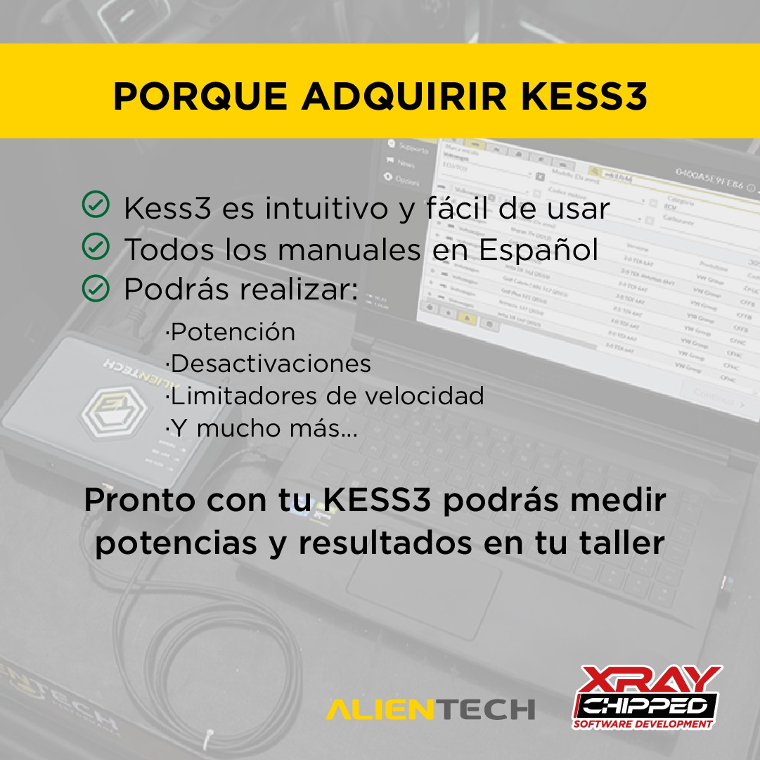 KESS3 Alientech: Reprogramación y Diagnóstico Avanzado en un Solo Dispositivo - Imagen 3